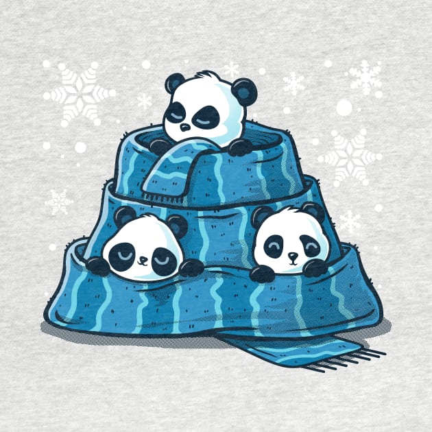 Winter Pandas - Hibernation mode ON by eriondesigns